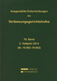 Ausgewählte Entscheidungen - Cover 