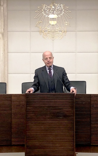 Justizminister Clemens Jabloner am Asyltag am 14. November im VfGH