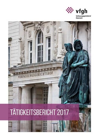 Tätigkeitsbericht des VfGH 2017 - Cover 