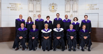 Die Mitglieder des östereichischen Verfassungsgerichtshofes