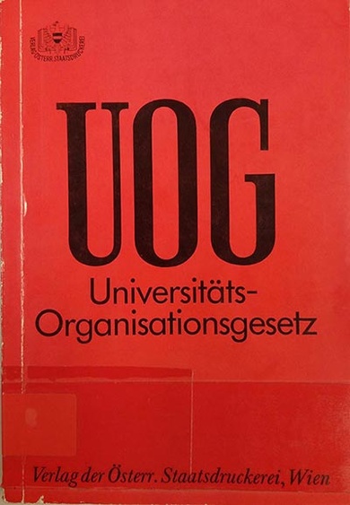 Eine Textausgabe des UOG 1975 