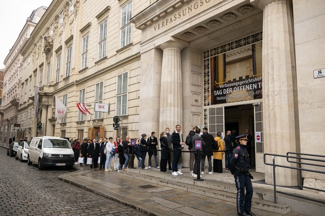 26.10.2022: Tag der offenen Tür am Verfassungsgerichtshof. Foto: VfGH/Maximilian Rosenberger 