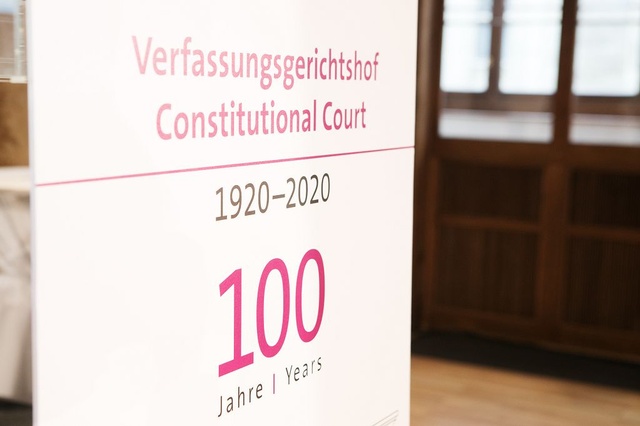 Symposion "Verfassungsgerichtsbarkeit in der Zukunft - Zukunft der Verfassungsgerichtsbarkeit" am 30.9.2020 (Foto: K. Fröschl-Roßboth) 