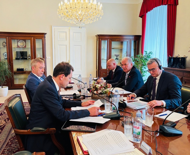 Treffen benachbarter Verfassungsgerichte am 20. Mai 2025 in Bratislava (Foto: VfGH/Bruckmüller)