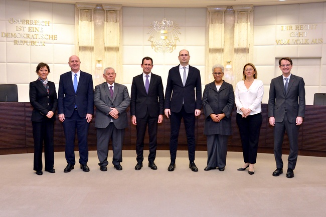 Besuch von Vertreter des Verfassungsgerichts Kroatiens am VfGH, 10.11.2025