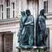View from the Freyung to the Constitutional Court with a detail of the Austria-Fountain 
