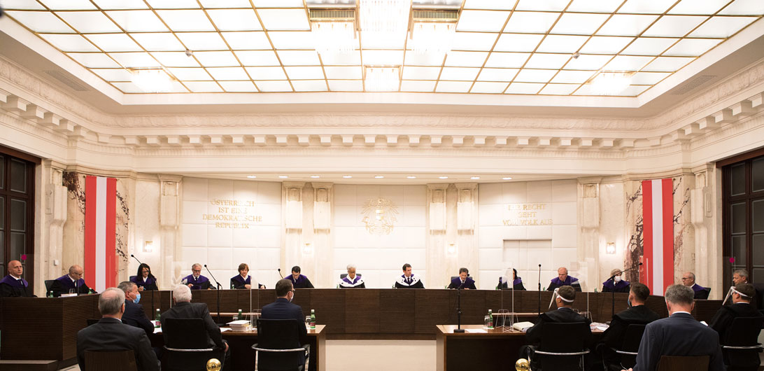 The Members of the Constitutional Court (2020) [Photo: K. Fröschl-Roßboth]